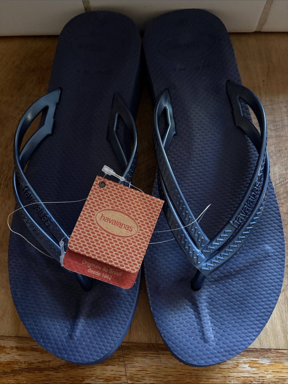 Havaianas Navy Blue Flip Flops